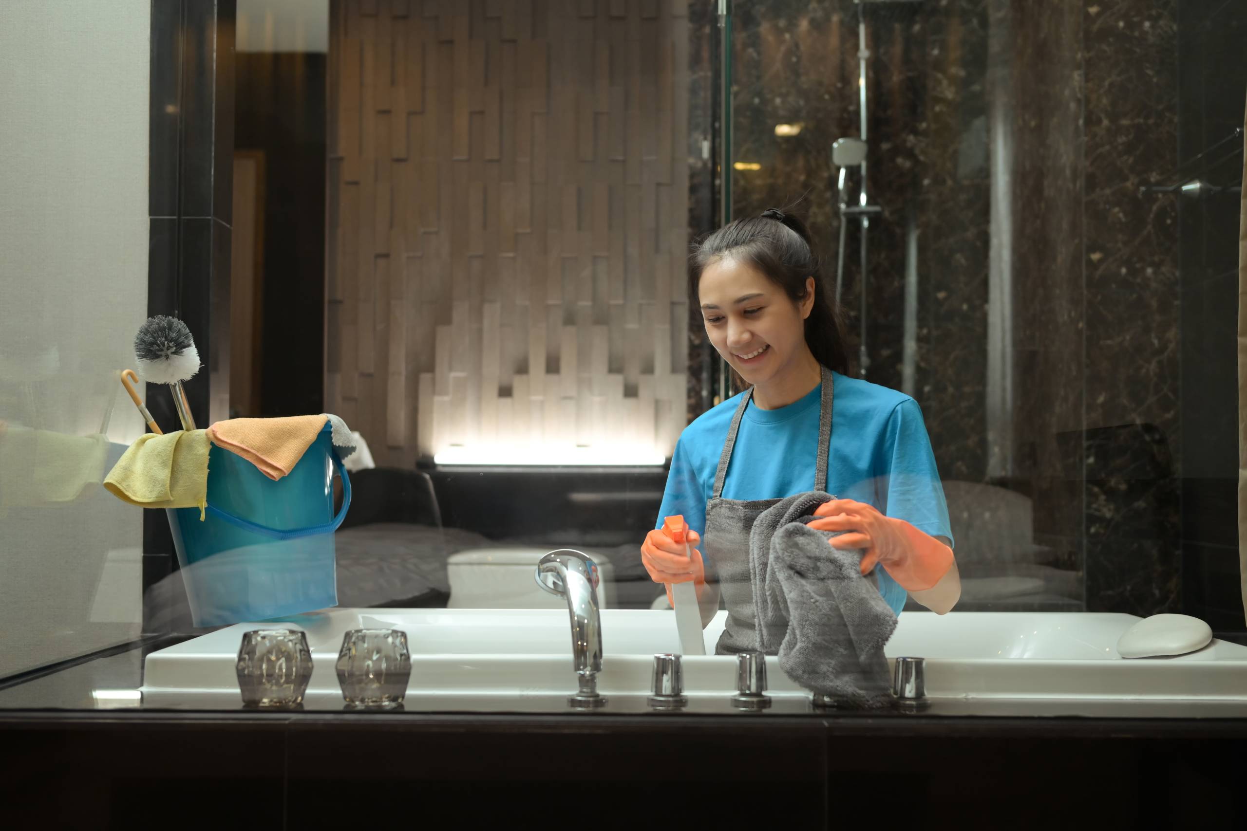 Bathroom cleaning