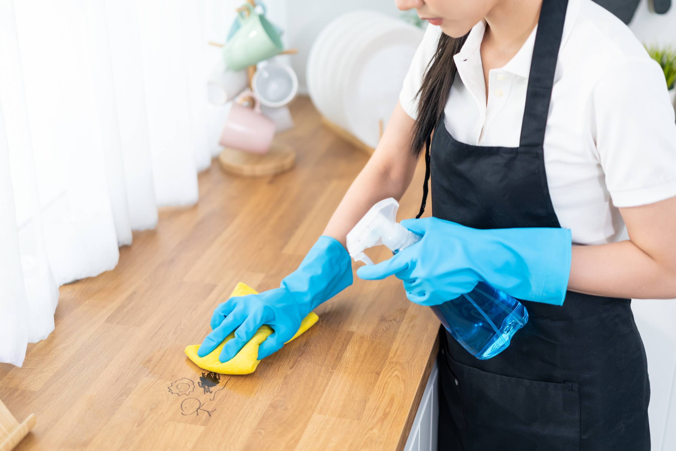Kitchen cleaning